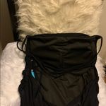 Elegant Black Ruched Dress Size XL Photo 3