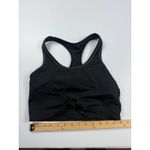 PINK - Victoria's Secret  Ultimate Sports Bra Racerback Tie Front Black M‎ Photo 1