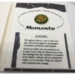 Angel Pin Lapel Brooch With Card‎ Reminder Of Deeper Reality 1" Memento Gift Photo 6