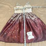 Romy szXS satin sleeveless wrap front lined side zip flowy skirt dress EUC Size XS Photo 7