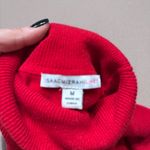 Isaac Mizrahi  Red Turtleneck Cashmere Sweater Photo 2