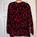 Jones New York  Floral Long Sleeve Silk Blouse. Size 8 Photo 1