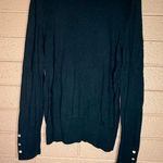 Halogen Dark Teal Crew Neck Sweater Photo 0