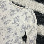 Gap Women’s Floral Print Cotton Peplum Blouse, Large Photo 1