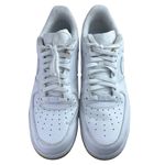 Nike  Air Force 1 Men's White Leather Low Top Lace Up Athletic Sneakers Shoes 13 Photo 1