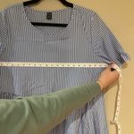 SheIn Blue and White Short Sleeve Dress NWOT Photo 5