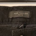 Ann Taylor  The Taper Full Length Mid Rise black jeans size 4P brand new Photo 2