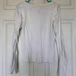 Free People  We The Free  Daisy Chain Cuff Top White Size S Photo 4