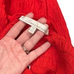 Lovers + Friends Revolve Smocked Mini Dress Size XS Red Viscose Ruffle Bodycon Photo 2
