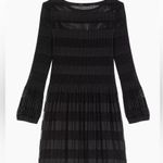 Maje Short Openwork Knit Dress Photo 2