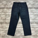 Old Navy  Women's High-Rise Slouchy Straight Crop Button Fly Jeans 0 Blue Denim Photo 2
