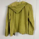 Life is Good  Floral Embroidered Zip Up Green/Yellow Hoodie Size Medium Boho Photo 5