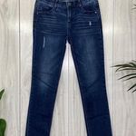 Democracy  “Ab”solution Girlfriend Jeans Frayed Raw Hem size 2 Photo 0