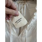 Andthewhy Ruffle White Mini Dress Large Cottagecore Whimsical Ethereal NEW  Photo 3