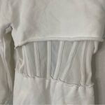 $273 NEW RtA BAILEY CORSET WHITE HOODIE DRESS SZ XS Photo 3