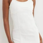 Aerie New with tag  Game Day White Denim Dress Size Medium Photo 0