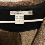 FERATELLI black floral faux fur Jacket
Blazer cardigan size large Photo 5