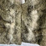 Echo New York Vegan Faux Fur Short Sleeve Jacket S/M NWT Photo 4