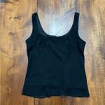 Alex Evenings Vintage Black Sheer Medium Tank top Made in the USA Photo 0
