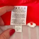 Nike  Women's Dri-Fit Shorty Printed Golf Shorts in Crimson/White Stripes sz. 14 Photo 7