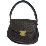 Bottega Veneta  Intrecciato Nappa Lock Flap Shoulder Woven Bag in brown green Photo 0