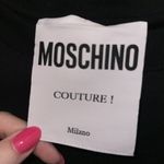 Moschino  Logo Print T-Shirt in Size 44 (Size 8) Photo 6