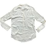 Velvet By Graham And Spencer Josey Blouse Cream Size Small Minimalist Photo 4