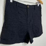 Love Tree  Black Cotton Shorts Patch Pockets Size Large 2.5” Inseam Photo 0