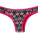 Sofia By Vix Empu Rouched Cheeky Bikini Bottoms Size Medium New with Tag‎ Pink Photo 0