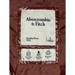 Abercrombie & Fitch  Brown Water-Resistant Puffer Jacket Oversized Coat Womens L Photo 2