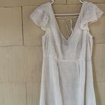 Lulus  White Eyelet Midi Dress Photo 1