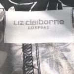 Liz Claiborne Capri Pants Womens 12 Black White Floral Print Cropped Casual Photo 6