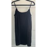 Altar’d State Womens Size M Black Slip Dress Scalloped Front Adjustable Straps Size M Photo 3