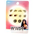 DC Comics  Wonder Woman Nostalgic Gold Stud Fashion Earring Set Photo 1