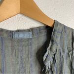 CP Shades  100% Linen Blue Gray Tunic Top Dress Size Small Photo 1