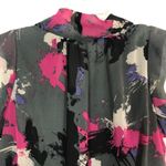 Xhilaration  Womens Top Medium Floral Chiffon Office Career Business Party Dressy Photo 4