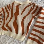 Storia NWT Zebra Crop Sweater Photo 5