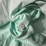 Lululemon  Run Pace Skirt Wagon Stripe Fresh Teal/White size 10 tennis run skort Photo 1