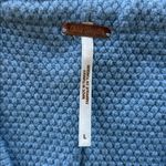 Free People Denson Cable Knit Vest in Blue Size Large Gently Used Boho Fall Photo 3