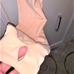 NWT Bestisun Women's Peach Long Sleeve Workout‎ Crop Top Size Medium Tan Photo 3