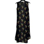Southern Stitch Black Cactus Print Duster Sleeveless Festival Western S/M Photo 4