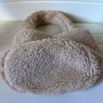 Beige Fluffy Bucket Purse Tan Photo 2