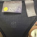 Zella  black athletic racer back tank top Photo 2