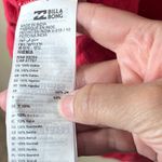 Billabong  Mini Dress V Neck Ruffle Detail Short Sleeve Tie Back Small Photo 8