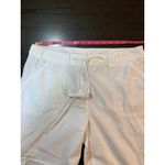 Jones New York  Sport White Capri Pants Womens 10‎ Drawstring Crop Cruise READ Photo 5