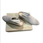 Me Too  Light Gray Perforated Mules NIB Photo 1