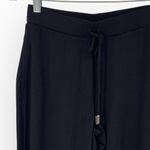 Susan Graver LIFESTYLE Spa Knit Pull On Jogger Pants Black Size XXS Petite Photo 4