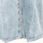 Levi's  Premium Denim Button Circle Midi Skirt Womens Size 27 Button‎ Front Midi Photo 4