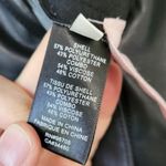 Rebecca Taylor  Black Faux Leather Long Sleeved Romper Size 6 Photo 7