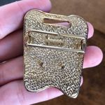 Vintage Signed Gold Tone Canada belt buckle Photo 1